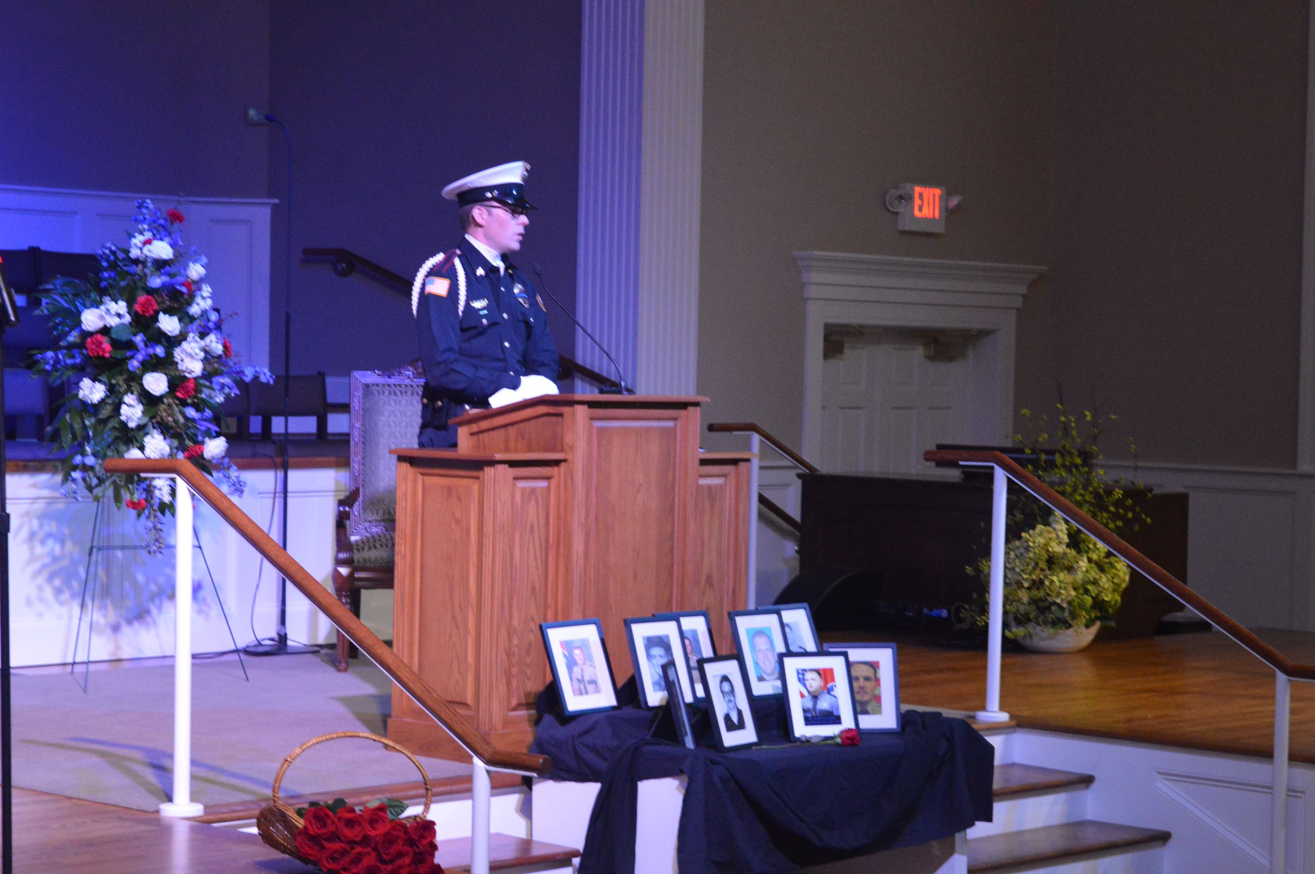 Sergeant Brian Goats Presenting 